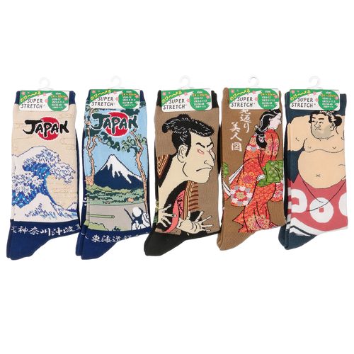 4526830228538







スタジオ・ポアック
JAPANESE SOUVENIR SOCKS のびのびストレッチ クルーソックス