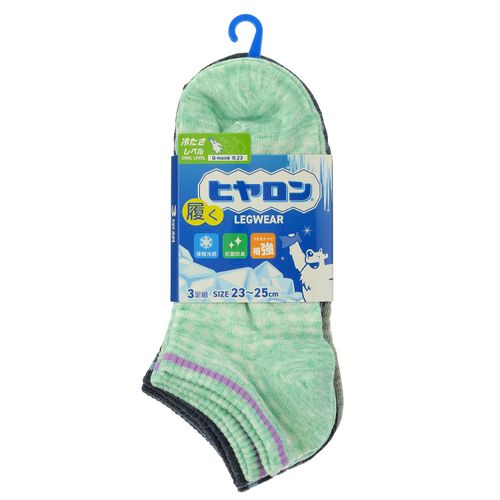 4550728024551



96J68610



助野
履くヒヤロン スニーカー丈 チェック柄 3P