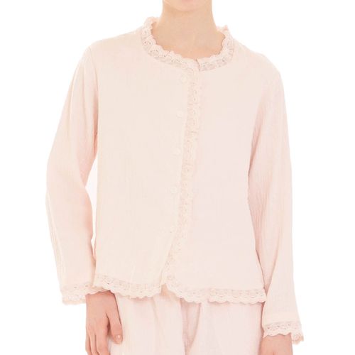 4550297329651







ナルエー
Narue シュークリームガーゼ（R）クラシカルレーシーパジャマ