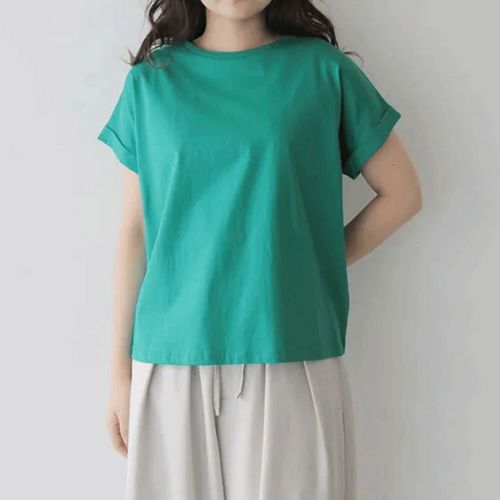 三澤
vingtrois ドライタッチコットン袖折返しTシャツ