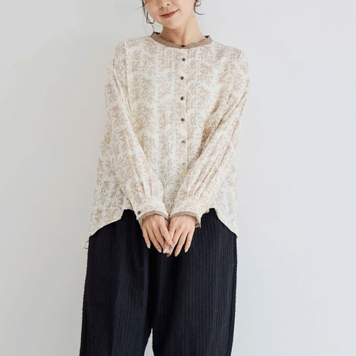 ＹＵＲＫプラン
YURK geniet van ダブルガーゼフラワーバックドロストシャツ