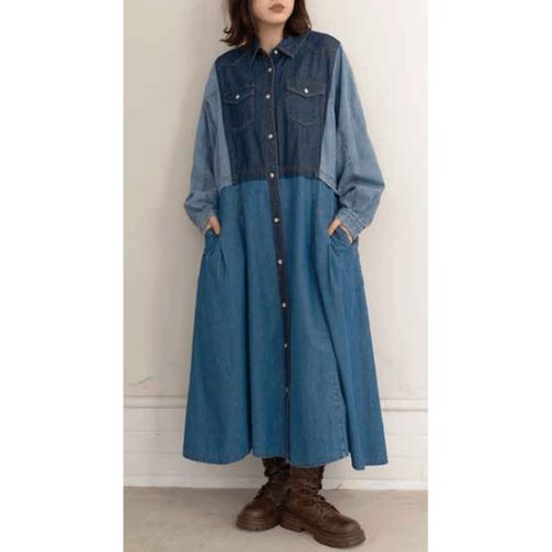 Ｒｅｅｆ
mililopiulu アーカイブデニムシャツドレス