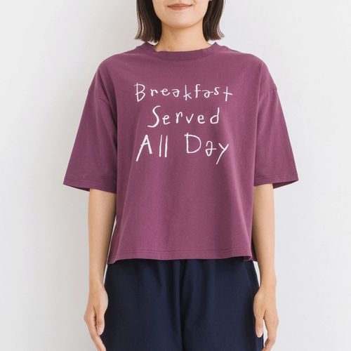 ピープル
kermu 接触冷感OE天竺手書き風ロゴプリントTシャツ