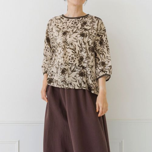 ピープル
Crea delice バックリボン7分袖ブラウス