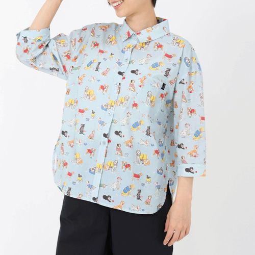 ジジョン
T’BIS STUDIO 七分袖DOGプリントシャツ