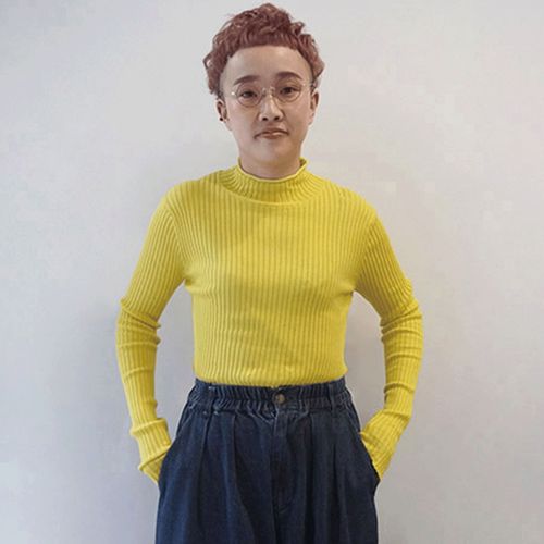 ａｅｌ
mao made モックネックミドルリブプルオーバー