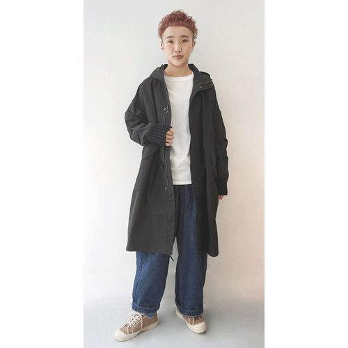 ａｅｌ
mao madeフード付きモッズコート