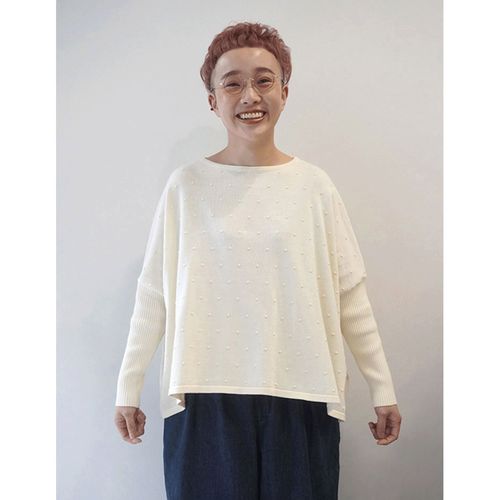 ａｅｌ
mao made ぽこぽこドットワイドプルオーバー