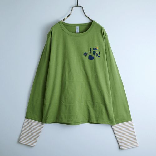 ドライブ
Emago 森ロゴ刺繍ロングスリーブ