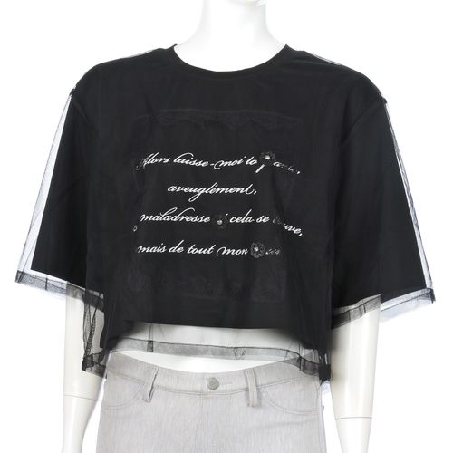 豊和コーポレーション
チュール2重重ねTシャツ