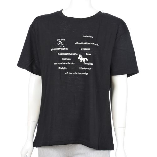 豊和コーポレーション
スラブ生地馬アップリケTシャツ