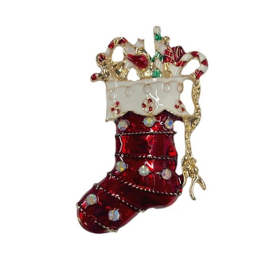ジェノバ
XMAS ソックスブローチ