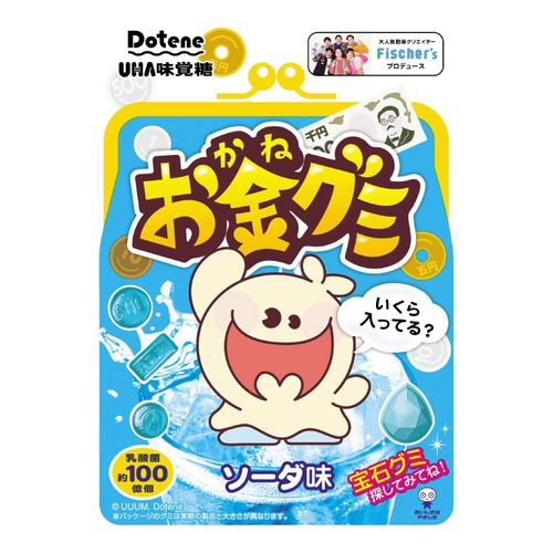 4902750668904







ＵＨＡ味覚糖
UHA味覚糖 お金グミ ソーダ味