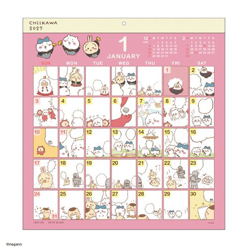 4995027203571



1000140765



アートプリントジャパン
コミックデザイン／ちいかわ 壁掛けカレンダー