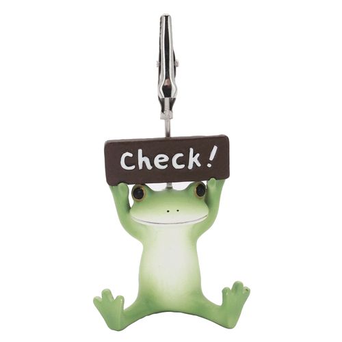 4904659109168



626215



ティーライフ
コポー Checkサインのカエルのメモクリップ