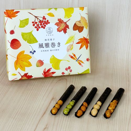 4528937222112







風雅
秋の輝き 風雅巻き10本ミックスパック