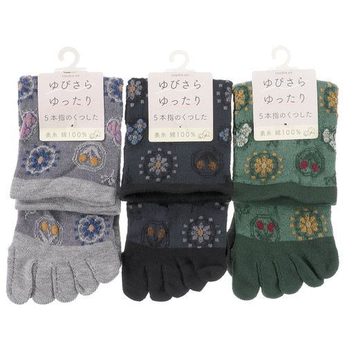 ウィックス
5本指 ロークルー フロートバッジ柄