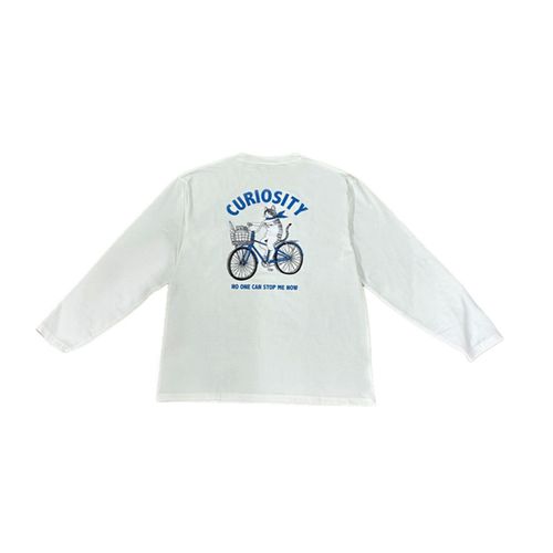 三高
CORISCO Animal Village自転車に乗ったネコ バックプリントロンT