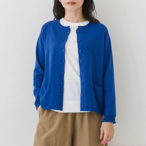 ピープル
Crea delice レース襟クルーネックカーディガン