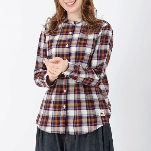 ジジョン
T’BIS STUDIO マドラスチェックスタンドネック長袖シャツ