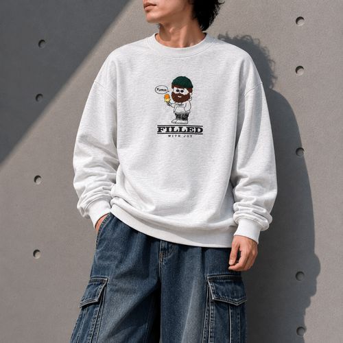 サンブロス
QUASH OZZY 裏毛ニットアップリケスウェット