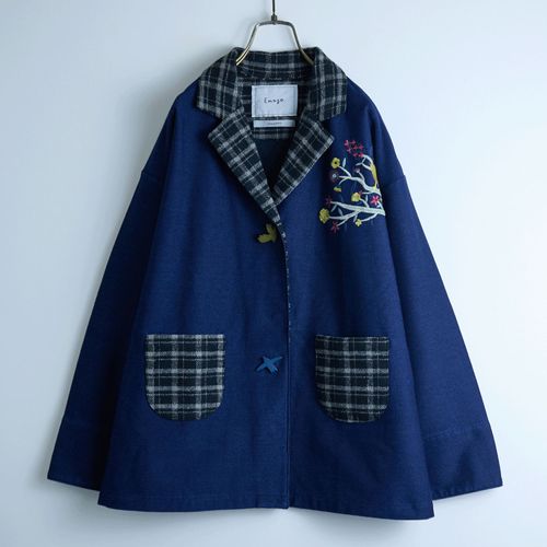 ドライブ
Emago 鳥刺繍ジャケット
