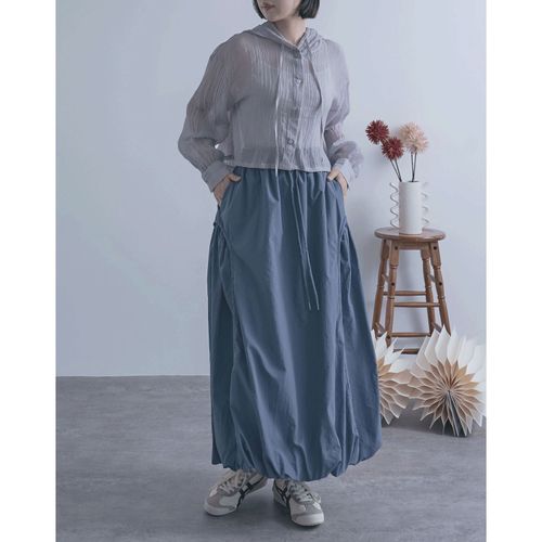 山本定
ナイロンワッシャーバルーンスカート