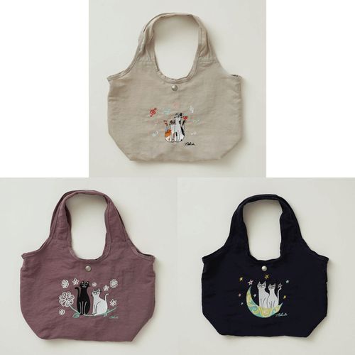 4570132541444







ティ・ツゥ・オー
OKABETETSURO ねこ刺繍ショルダートートバッグ