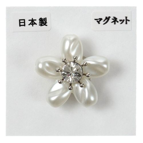 ノブレス
バロックパール花マグネットブローチ 小