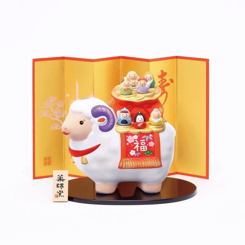 4533806126644



64



中外陶園
錦彩招福未 七福神