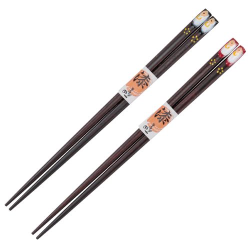 関漆器店
黒天削箸 干支 未