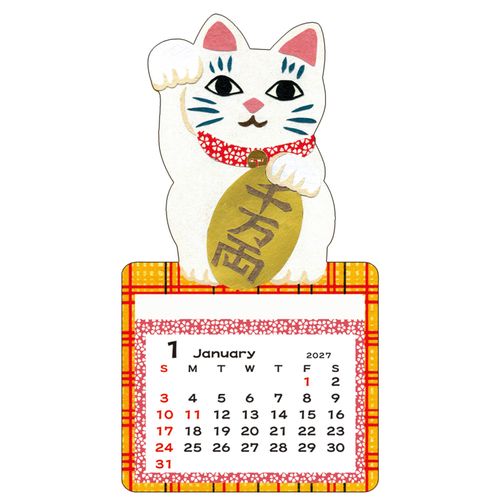 4515968341882



C-1816-MG



グリーティングライフ
2027 ミニマグネットカレンダー 招き猫